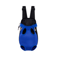 Sac à dos de transport pour animaux de compagnie pliable 4-en-1, léger et réglable, mains libres, en maille polyester respirante, pour chat, jusqu'à 18 kg