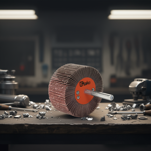 Ttake Abrasive Cloth Flap <b>Wheel</b> 25x15 Mm With Shank 3 Mm Grit 120 For Metal <b>Grinding</b> - Product Image 3