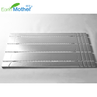 Panneau d'isolation sous-plancher en EPS avec feuille d'aluminium de 0,2 mm, système de chauffage au sol hydronique moderne, Earthmother