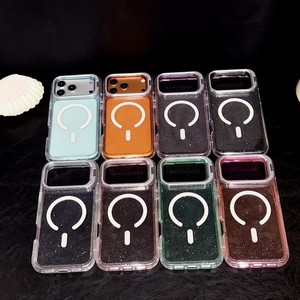 Funda Magnética Brillante para Teléfono Móvil, Compatible con iPhone 17, 16, 15, 14 Pro Max, Protección de 360°, Soporte para Cámara, Cubierta Transparente - Product Image 5