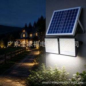 Plafonnier solaire LED moderne à piles 2-en-1 pour éclairage intérieur salon, balcon, chambre, blanc froid, IP65, à poser - Product Image 3