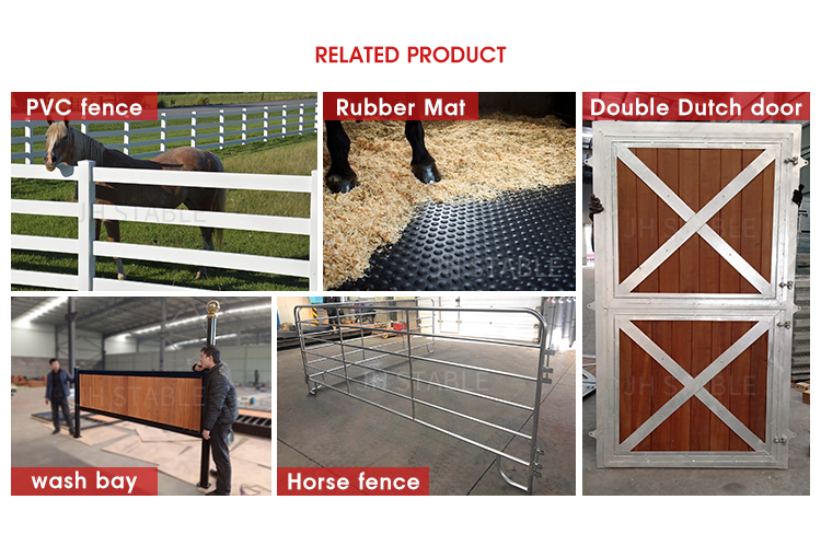 Prefabricated swing door stall simple equestrian horse stable