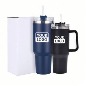 แก้วน้ำสแตนเลสแบบพกพาขนาด 40 ออนซ์ รุ่นใหม่ พร้อมโลโก้สั่งทำ แก้วน้ำเก็บความร้อนสุญญากาศพร้อมฝาปิด สำหรับใช้ที่โรงเรียนหรือใส่กาแฟ - Product Image 1