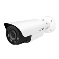 Caméra Bullet longue portée 6MP Pleine couleur 40m POE Extérieur IP67 avec carte SD 512 Go et détection IA