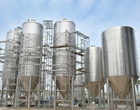 Cuve de fermentation 50BBL 100BBL pour brassage de bière, kit de brassage de bière
