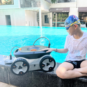Sans fil AI Natation Mur Escalade <span class=keywords><strong>Piscine</strong></span> Hors Sol Aspirateurs Surface Plancher Nettoyage Sous-Marin Nettoyant Robotique 2024 - Product Image 2