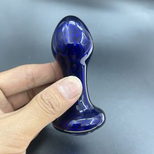 Розовая стеклянная Анальная пробка и фаллоимитатор - Product Image 2