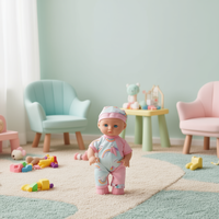 MAZZEO GIOCATTOLI Amore Mio Baby Doll Sounds 24 Cm Jouet en peluche électronique rembourré en coton PP pour filles de 2 à 4 ans