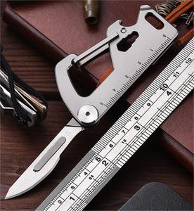 BST-TI phát hành nhanh chóng đa chức năng keychain xe Keychain khóa Keychain với dao mở chai Mặt dây chuyền - Product Image 2