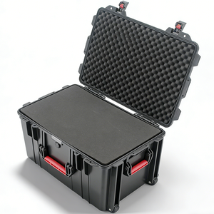 OEM ODM IP67 XL Grande taille Personnalisé EVA Mousse à l'intérieur Boîtier rigide en plastique ABS Outils Équipement Valise de transport avec chariot et roues - Product Image 4