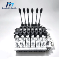 Vanne directionnelle hydraulique multi-voies haute pression OEM DCV60 24V pour la navigation et l'approvisionnement de navires