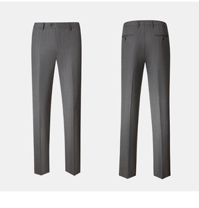 Costumes décontractés pour hommes, printemps-automne, nouveaux, col à revers, style coréen, gris rayé, costumes d'affaires, costumes trois pièces, tailles M-4XL - Product Image 4