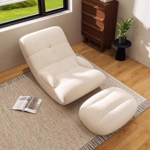 Chaises de salon nordiques de luxe modernes canapé à bascule inclinable simple adultes assis se détendre paresseux designer de meubles - Product Image 4