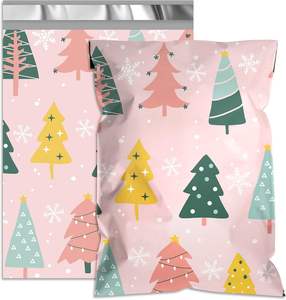 Bolsas de Correo de Poliéster con Diseño de Árboles, Coloridas, Impermeables, para Envío de Ropa y Embalaje de Comercio Electrónico - Product Image 1