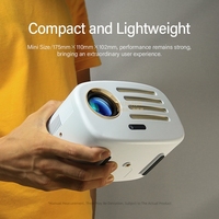Projecteur portable vintage AUN PH30S 150 lumens ANSI 1280x720P Android 9.0 Mini projecteur LED