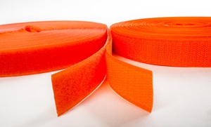 Bande auto-agrippante magique, sangle de fixation en nylon pour manteau, couleurs variées, type Velcro - Product Image 4