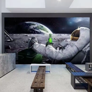 Papier peint mural 3D pour chambre à coucher, thème ciel étoilé, espace, science et technologie, musée, fond de boîte 3D, astronaute - Product Image 3