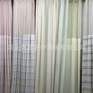 Cortinas Médicas Yuanmei, Rayadas, de Algodón, Semiopacas, 40-70, para Hospitales, Salones de Belleza, Centros de Salud - Product Image 1