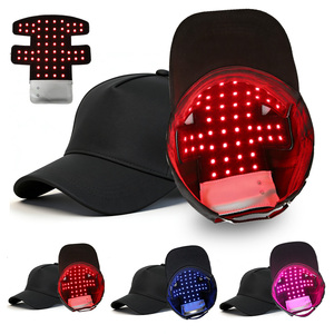 56 3-in-1 Chip-LEDs 660nm 850nm 450nm Haarwuchs-LED-Kappe Wiederaufladbares Puls-Therapiegerät Kabellose Rotlichttherapie-Mütze - Product Image 1