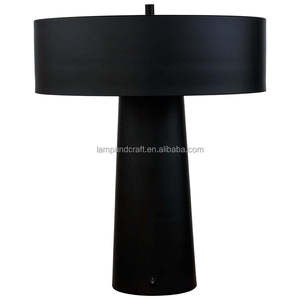Lámpara de Mesa Moderna de Metal Negra para Decoración del Hogar, Dormitorio, Vestíbulo de Hotel, Habitación de Hotel - Product Image 1