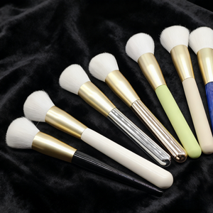 Brochas de Maquillaje de Fibra Sintética Densa para Contorno, Base, Polvo, Rubor, Brocha de Maquillaje Vegana <span class=keywords><strong>Kabuki</strong></span> - Product Image 2