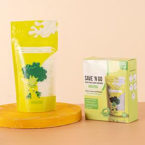 <span class=keywords><strong>Bolsa</strong></span> de almacenamiento de leche materna con cierre hermético doble de 8oz/240ml sin BPA, preesterilizada a prueba de fugas para maternidad - Product Image 1