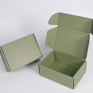 Caja de Envío Color Verde Salvia con Logotipo Personalizado para Empresas, con una Tasa de Recompra del 46% y Respuesta Rápida - Product Image 3
