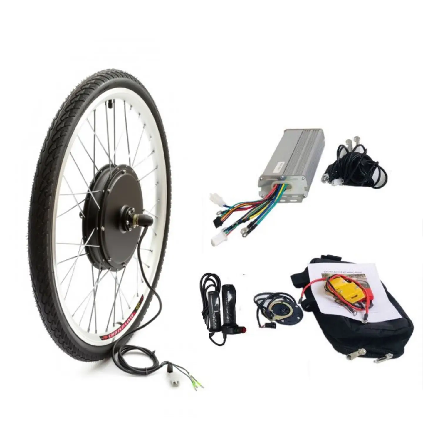 48V/1000W fırçasız göbek motoru ebike motor elektrikli bisiklet dönüşüm kiti elektrikli bisiklet dönüşüm kiti için pil olmadan