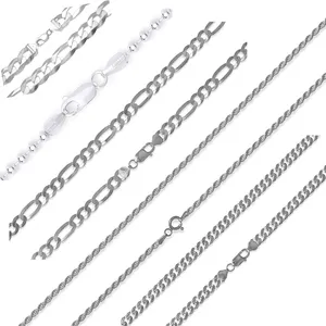 Custom Stainless Steel Chain Set Designer Brand Jewelry Fashion Fine Lady Women Personal Bling Wholesale Italian Chain Jewelry