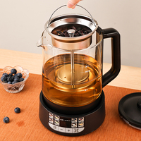 Bouilloire électrique en verre OEM 1,8 L, pot intelligent pour la santé avec fonction de maintien au chaud et filtre à thé