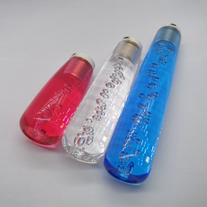 หัวเกียร์คริสตัลแบบมีฟองอากาศ ไฟ LED ส่องสว่าง ไม่มีไฟ LED สำหรับเกียร์ธรรมดา ปรับได้ น้ำหนักเบา ตกแต่งภายในรถยนต์ - Product Image 2