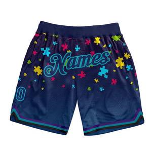 Shorts Deportivos de Baloncesto Unisex de Talla Grande para Verano, con Estampado Digital Personalizado al por Mayor, Tejido de Malla Transpirable, Antibacteriano y de Secado Rápido - Product Image 2