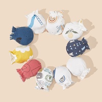 Sarung Tangan Bayi Katun untuk Semua Musim 0-6 Bulan, Anti Gores, Elastis, dan Hangat