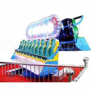 Manèges Double Crazy Wave Miami, manèges à sensations fortes pour parcs d'attractions, centres commerciaux, intérieur/extérieur - Product Image 1
