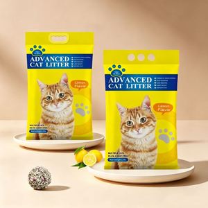 Litière pour chat en bentonite de sodium naturelle, sans poussière, à agglomération rapide, anti-odeur, hautement absorbante, en vrac pour chats, vente en gros - Product Image 1