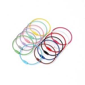 Creative Colorful Steel <b>Wire</b> Rings Spray Painted Metal DIY Jewelry Accessories For <b>Craft</b> Projects Summer 2024 Yiwu Origin - Product Image 1