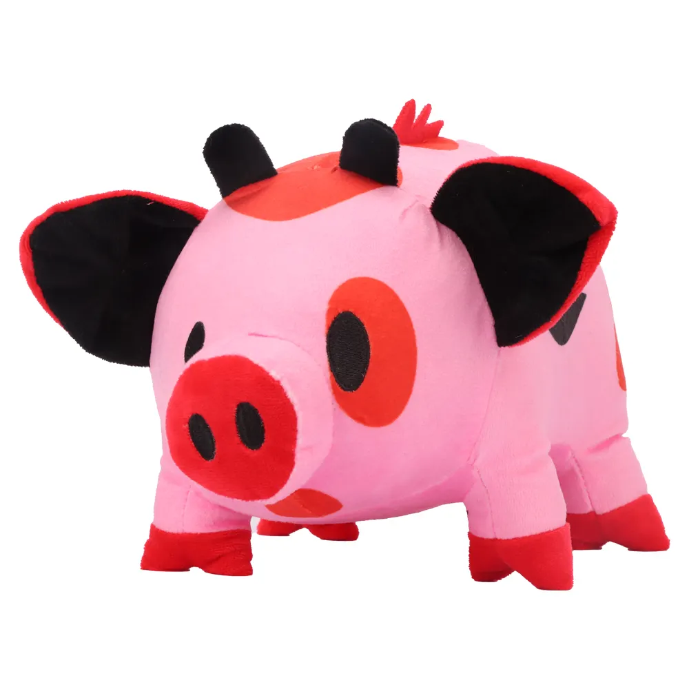 25cm/9.84in Hazbin Hotel Helluva Boss Fat Nuggets Pig Plush Toy Stuffed Animal Toys Kids Gift