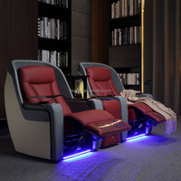 Hochwertiges Möbelsofa-Set für Wohnzimmer mit Leistungsfunktionen Sofa-Stuhl elektrischer Lieger mit Hebe-Schrank