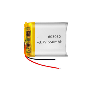 Batería de polímero de iones de litio li-po batería Lipo 3,7 <span class=keywords><strong>V</strong></span> 600mAh 1.85wh 3,7 <span class=keywords><strong>V</strong></span> 500mAh 520mAh 550mAh 600mAh 2.22wh 603030 batería - Product Image 1