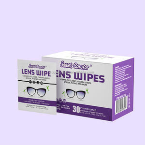 Lingettes de nettoyage pour lentilles pour éliminer les empreintes digitales et les taches, protéger les lunettes, lingettes emballées individuellement - Product Image 6