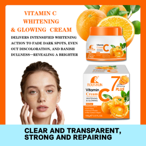 Crème à la vitamine C ROUSHUN en marque propre, 7 jours, pour un teint uniforme, blanchissant supplémentaire, éclatant et nourrissant - Product Image 2
