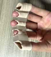 5脚趾凝胶SEBS纤维弹性足部护理脚趾分离器拇外翻拇指外翻大脚骨重叠矫正器