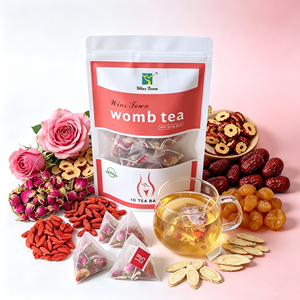 Wins Town Womb Tea Women Warm Uterus Herbal Tea Regulate Menstruation Qi Blood Supplement Rose Astragalus Longan Jujube Goji Tea - Product Image 2