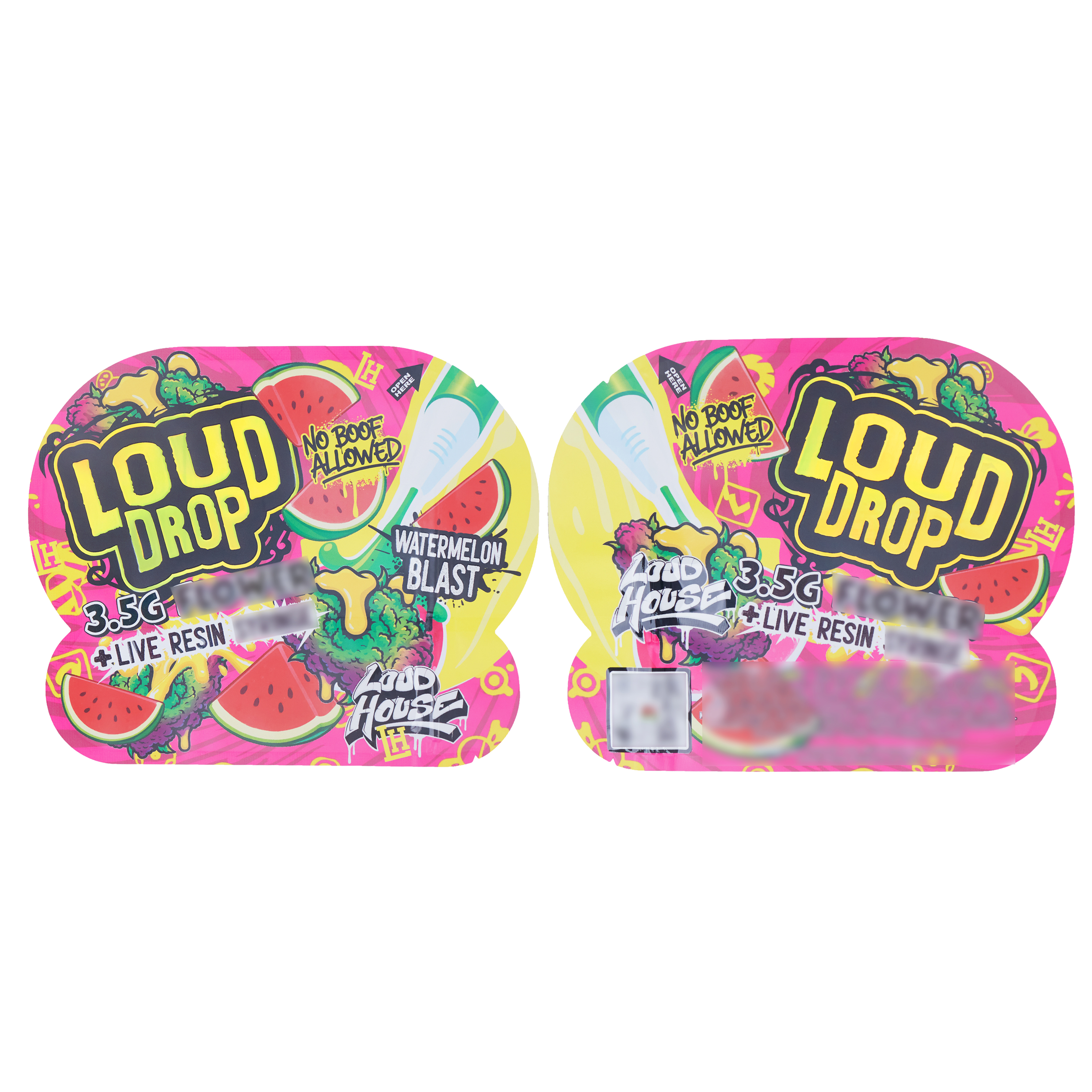 Premium Holographic Custom Packaging Mylar Plastic Bags With PE Material For Retail Brand Promotion And Storage