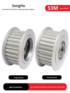 SH-AHTF20S3M060-5 Galet tendeur guide synchronisé en aluminium à 20 rainures SH-AHTFW28-S3M100-6 - Product Image 4