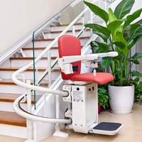 Monte-escalier personnalisé pour personnes handicapées et personnes âgées, avec ceinture de sécurité