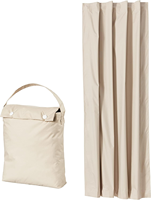 Cortina Parasol Portátil de Viaje, Removible con Ventosas y Cierres de Velcro, Ideal para Dormitorios