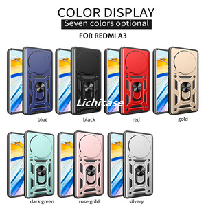 Lichicase, productos más vendidos, soporte de anillo a prueba de golpes, funda de parachoques para Redmi A3, anillo de Metal, funda trasera móvil - Product Image 6