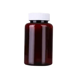 Neuankömmling Medizinische Verpackung Vitamin Kapsel Kanister 200g 250g Hochwertige Promotion Kunststoff Pillen flaschen Fall für Fischöl