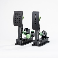 Ensemble de pédales de simulation de course en acier inoxydable pour PC CAMMUS LC200, réglables hydrauliquement avec retour de force USB 200KG, pour volant de jeu
